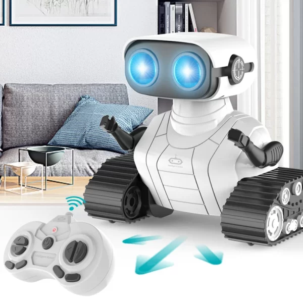 Zk30 rechargeable smart robot Ebo robot children's toy remote control interactive toy with music dancing LED eyes