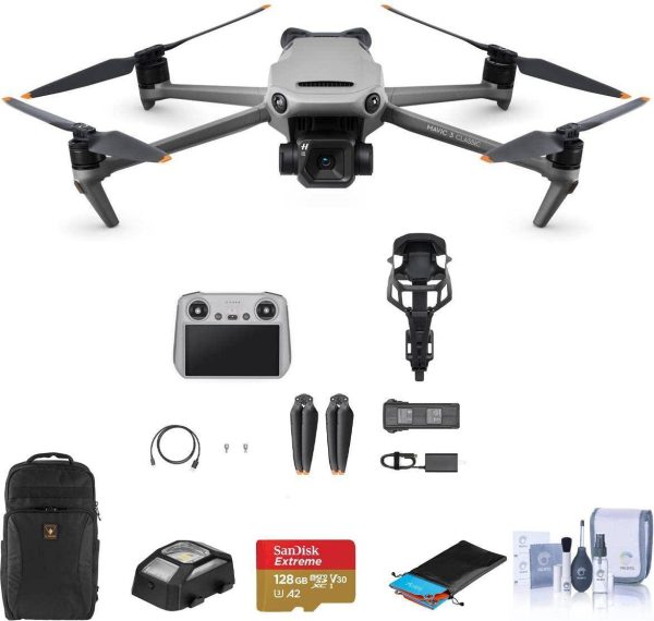 DJI Mavic 3 Classic Drone with RC Controller, Complete Accessories Kit