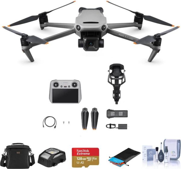 DJI Mavic 3 Classic Drone with RC Controller, Essential Accessories Kit