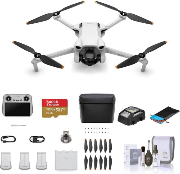 DJI Mini 3 Drone Fly More Combo with RC Remote Controller with Essential Kit