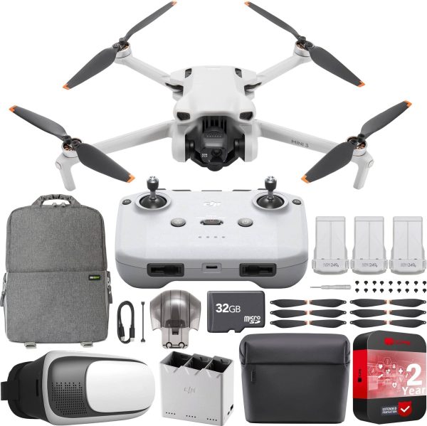 DJI Mini 3 Drone Quadcopter Fly More Combo Kit RC-N1 Remote FPV Bundle