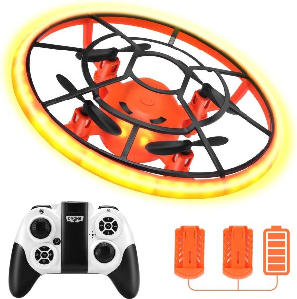 HR Mini Drones For Kids,RC Drone For Beginners With Neno Light,RC Helicopter Quadcopter With Altitude Hold,360?????? instock