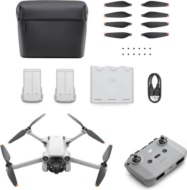 Mini 3 Pro Drone with RC-N1 Remote Controller and Fly More Kit Plus
