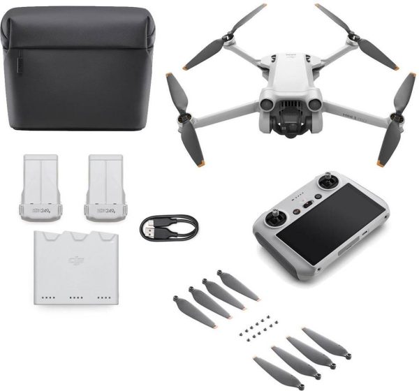 Mini 3 Pro Drone with RC Remote Controller and Fly More Kit Plus