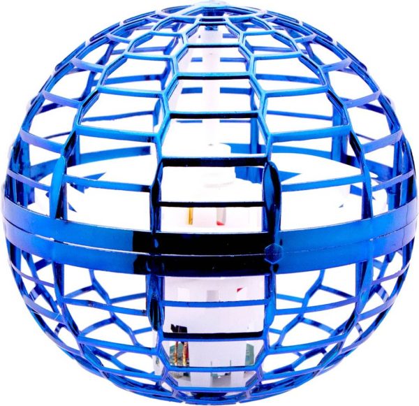 Private Label Flying Orb Hover Ball Drone Toy Blue