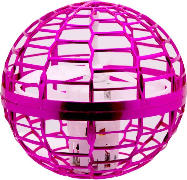 Private Label Flying Orb Hover Ball Drone Toy Pink