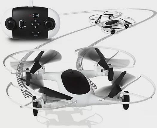 Sharper Image Fly + Drive Drone