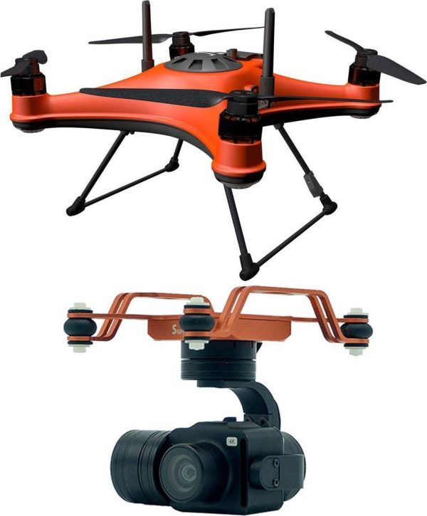 Swellpro SplashDrone 4 Waterproof Drone with 4K 3-Axis Gimbal Camera