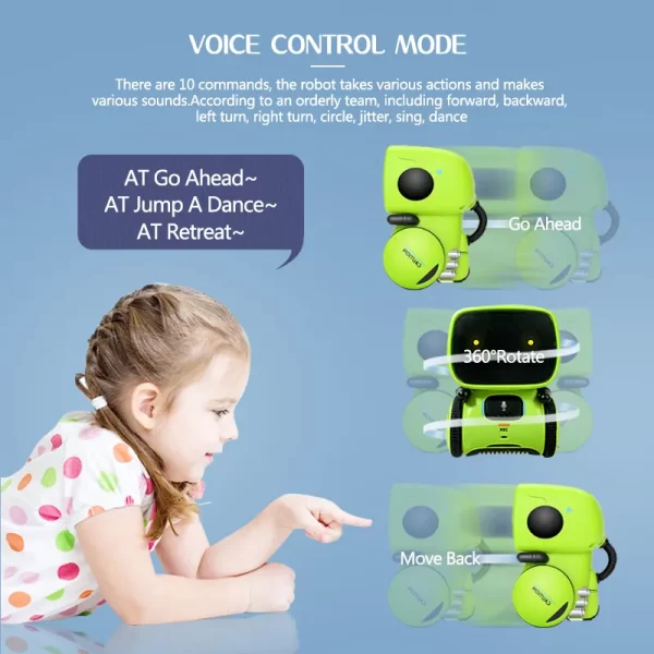 Toy Robot Voice Control Intelligent Robot Children Dance Voice Command Touch Control