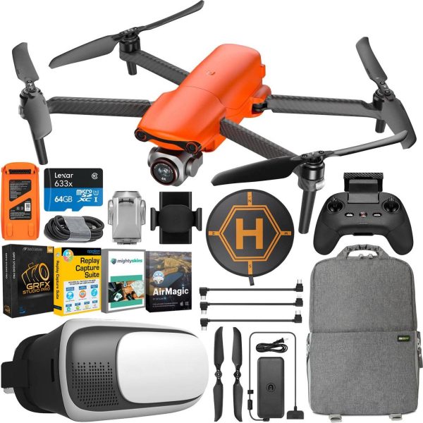 Autel Robotics EVO Lite Drone Quadcopter (Orange) with 20MP & 6K Video Standard Pro Bundle