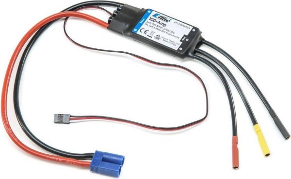 E-flite ESC: 100-Amp Pro Switch-Mode 5A BEC Brushless ESC, E-flite