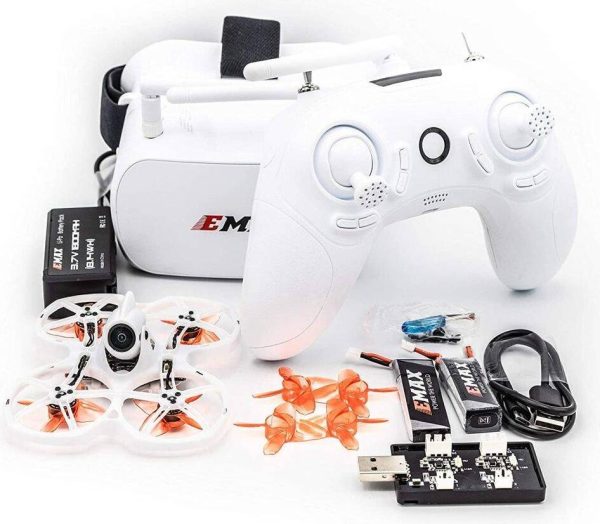 Emax Tinyhawk 2 II RTF Kit FPV FRSKY Camera Racing Drone with Goggles and Controller for Kids and Beginners