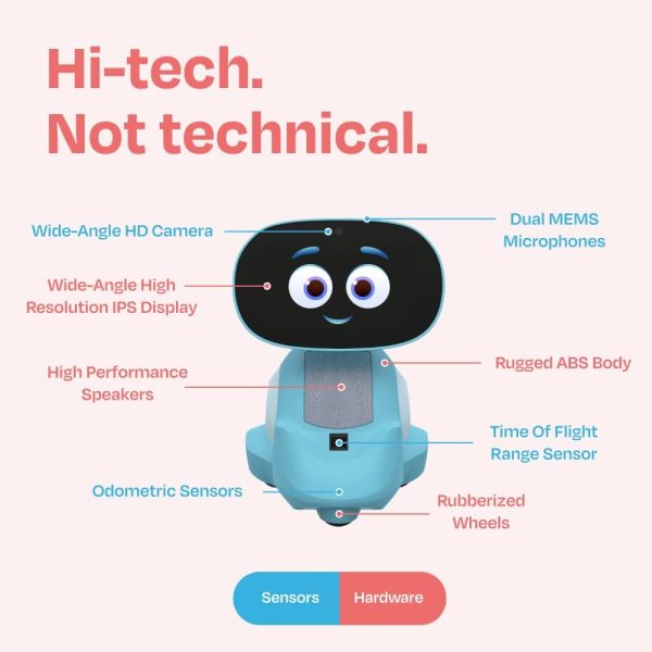 AI-Powered Smart Robot, 7K+ Bought in Past Month, Original Price: $249, Now: $147. STEAM Learning & Educational Robot | Interactive Robot with Learning apps & Unlimited Games | Birthday Gift for Girls & Boys Aged 5-12| Blue - Image 5