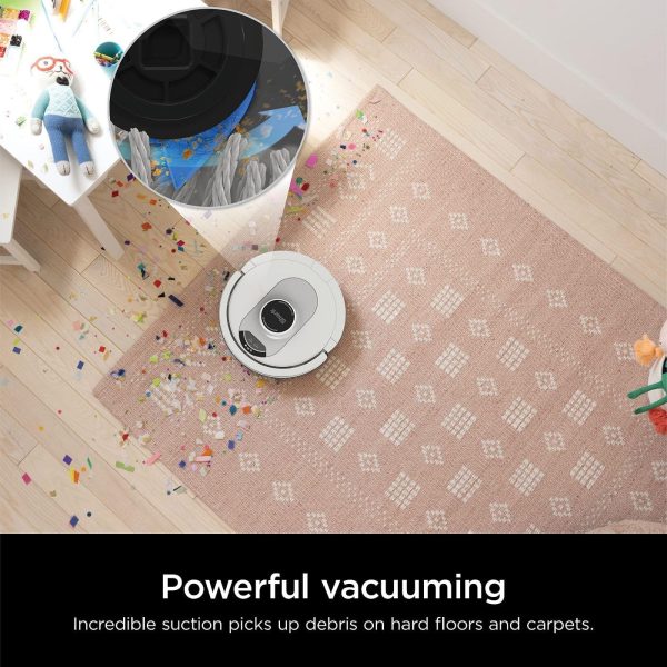 AI Ultra Voice Control Robot Vacuum, 20K+ Bought in Past Month, Original Price: $219, Now: $127. With Matrix Clean Navigation, Home Mapping, 60-Day Capacity, XL Self-Empty Base for Homes with Pets, Carpet & Hard Floors - Image 2