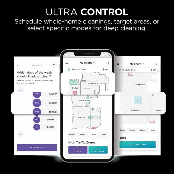 AI Ultra Voice Control Robot Vacuum, 20K+ Bought in Past Month, Original Price: $219, Now: $127. With Matrix Clean Navigation, Home Mapping, 60-Day Capacity, XL Self-Empty Base for Homes with Pets, Carpet & Hard Floors - Image 12