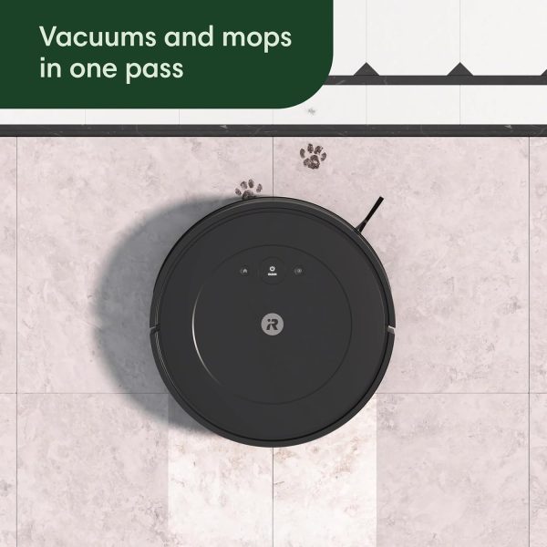 Roomba Robot Vacuum & Mop Combo (Y0140), 30K+ Bought in Past Month, Original Price: $143, Now: $77 - Easy to use, Power-Lifting Suction, Multi-Surface Cleaning, Smart Navigation Cleans in Neat Rows, Self-Charging, Works with Alexa - Image 4