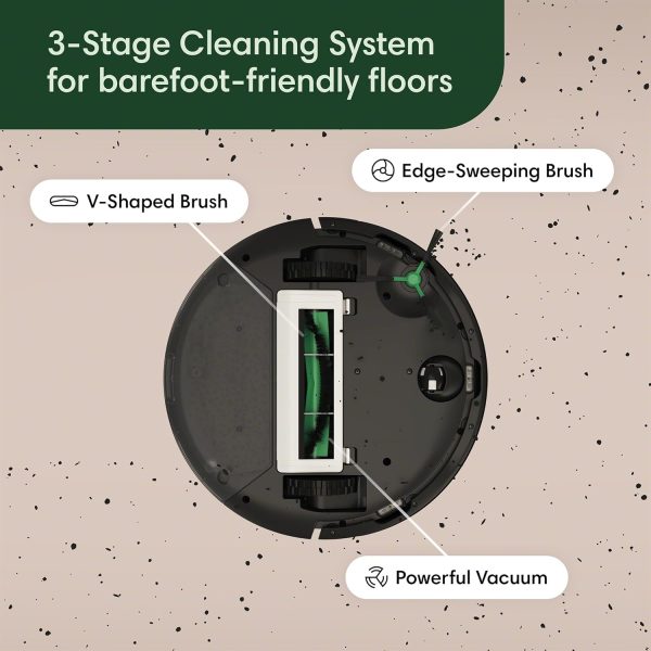 Roomba Vacuum 2 Essential Robot, 10K+ Bought in Past Month, Original Price: $245, Now: $147. With AutoEmpty Dock, 3 Suction Levels, Latest Floor Tracking Sensors, and Compact Design (Black) - Image 3