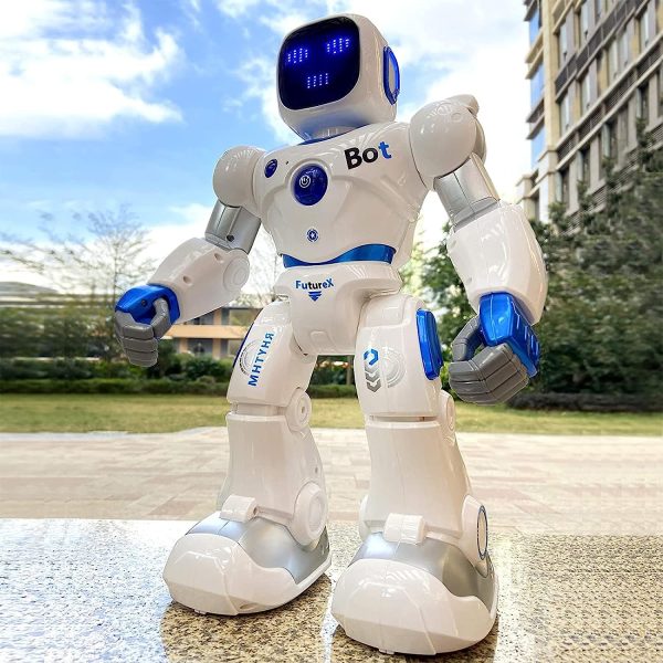 Smart Robots for Kids,  10K+ Bought in Past Month, Original Price: $129, Now: $77. Large Programmable Interactive RC Robot with Voice Control, APP Control, Present for 4 5 6 7 8 9 Years Old Kids Boys and Girls