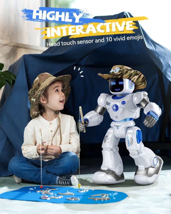 Smart Robots for Kids,  10K+ Bought in Past Month, Original Price: $129, Now: $77. Large Programmable Interactive RC Robot with Voice Control, APP Control, Present for 4 5 6 7 8 9 Years Old Kids Boys and Girls - Image 8