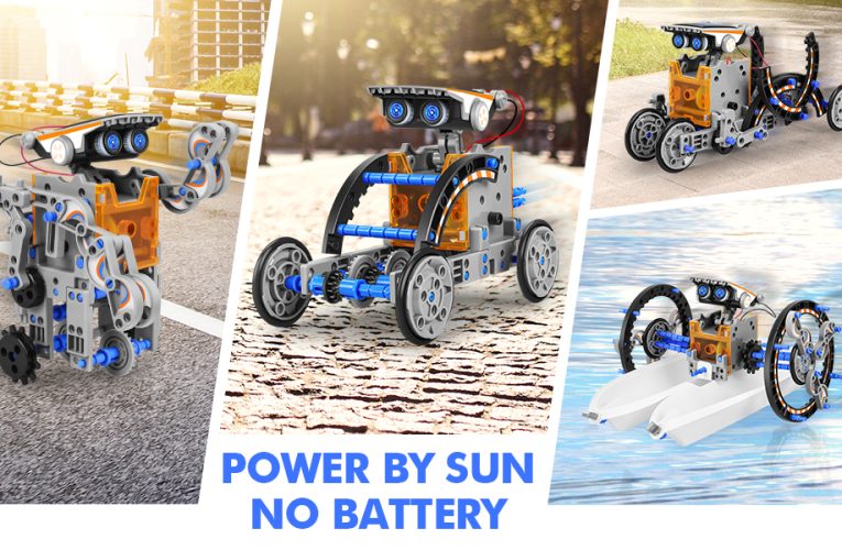 Unleash Creativity with the STEM 13-in-1 Solar Power Robot Kit – The Ultimate Educational Toy for Kids Aged 8-12!