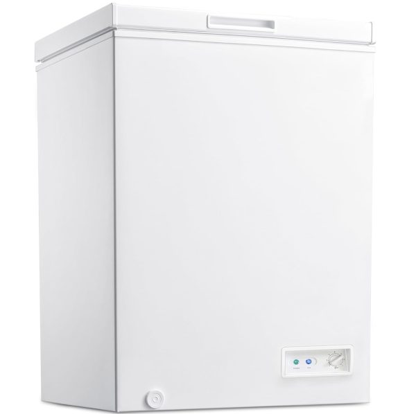 ICFXX35WH6AD Removable Basket and Front Defrost Water Drain Small Deep Freezer Perfect for Homes, 3.5 Cu. Ft, White Chest ?