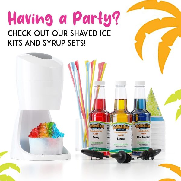 Shaved Ice S900A Snow Cone & Shaved Ice Machine, 10K+ Bought in Past Month, Original price: $33, Now: $22.  With 2 Reusable Plastic Ice Mold Cups, Non-slip Mat, Instruction Manual, 1-year Manufacturer’s Warranty, 120V, White - Image 7