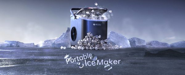 Portable Countertop Ice Maker - 9 Ice Cubes in 6 Minutes, 26 lbs Daily Output, Self-Cleaning with Ice Bags, Scoop, and Basket for Kitchen, Office, Bar, Party - Black - Image 8