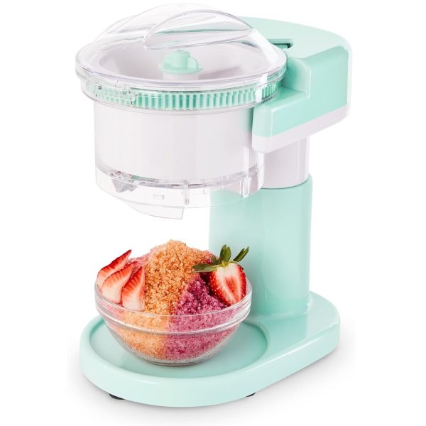 3K+ Bought in Past Month, Original price: $29, Now: $19.  Shaved Ice Maker and Slushie Machine (Aqua): Multi-Purpose Ice Shaver Machine for Homemade Shaved Ice, Snow Cones, Slushies, Cocktails & More with Stainless Steel Blades, Easy to Clean and Store