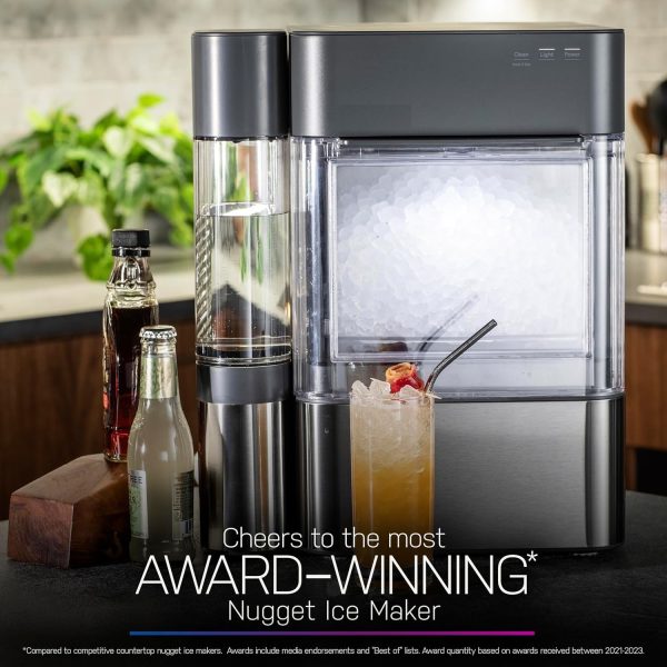 Countertop Nugget Ice Maker Machine, 4K+ Bought in Past Month, Original price: $499, Now: $277. 2.0 With 0.75 Gallon Tank, Chewable Crunchable Countertop Nugget Ice Maker, Scoop included, 38 lbs in 24 hours, Pellet Ice Machine with WiFi & Smart Connected - Image 2