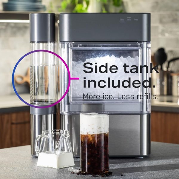 Countertop Nugget Ice Maker Machine, 4K+ Bought in Past Month, Original price: $499, Now: $277. 2.0 With 0.75 Gallon Tank, Chewable Crunchable Countertop Nugget Ice Maker, Scoop included, 38 lbs in 24 hours, Pellet Ice Machine with WiFi & Smart Connected - Image 9