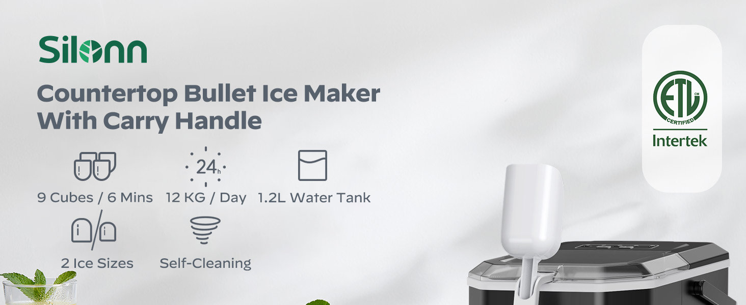 Countertop ice maker