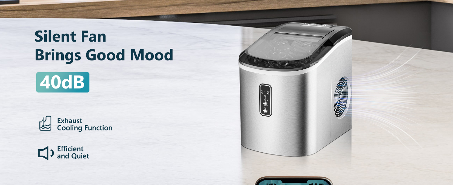 smart countertop ice maker