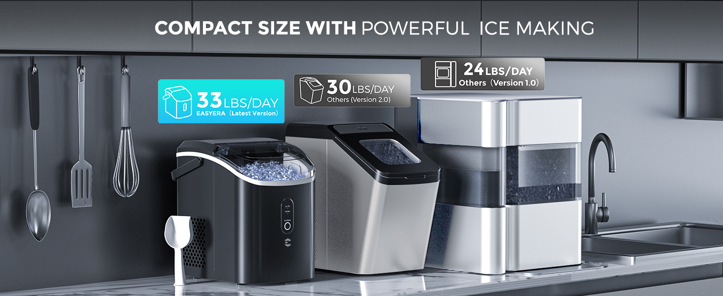 Countertop Nugget Ice Maker Machine